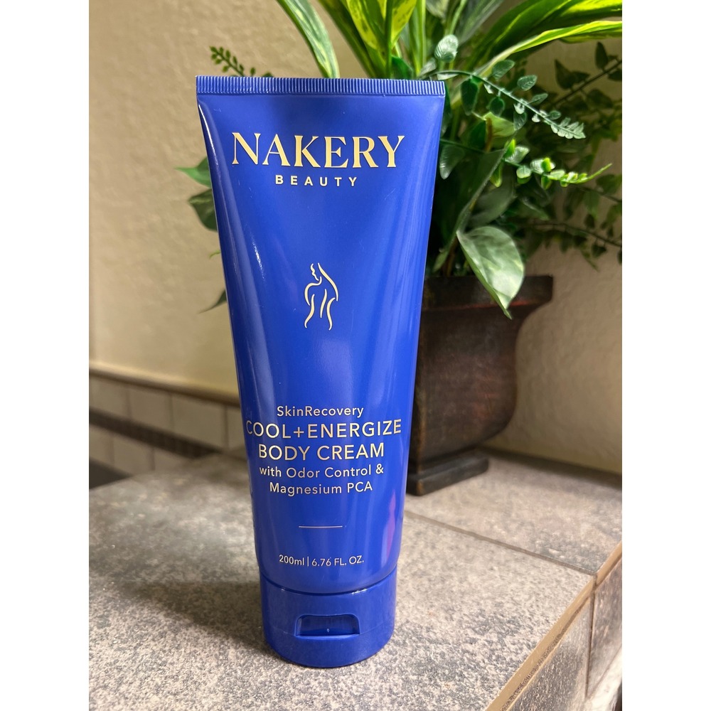 Nakery Beauty SkinRecovery Cool+Energize Body Cream 6.76oz Magnesium PCA Sealed